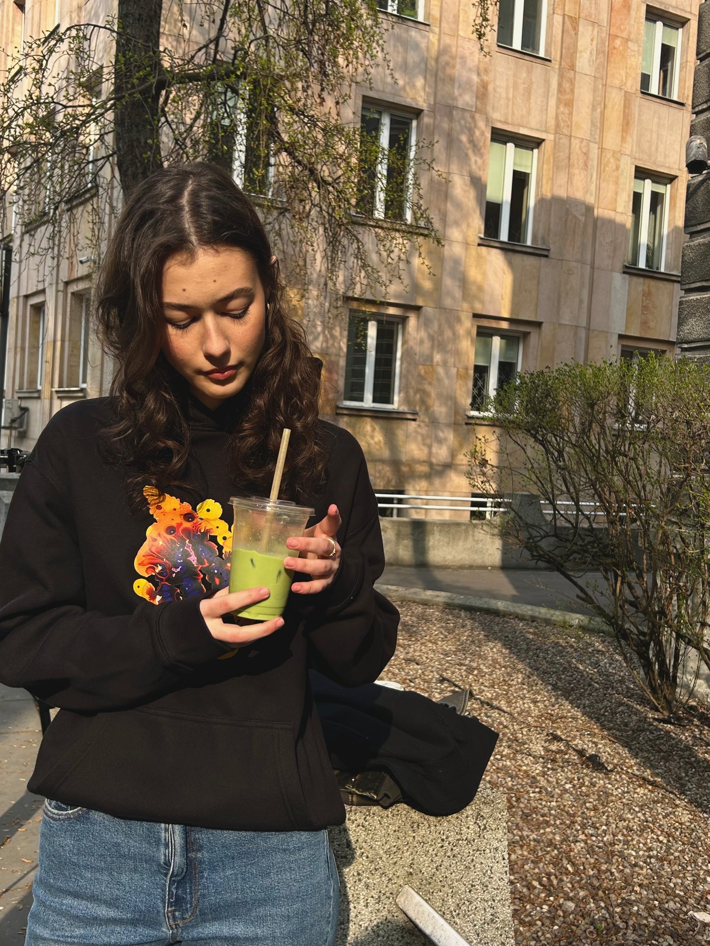 Solar bloom hoodie